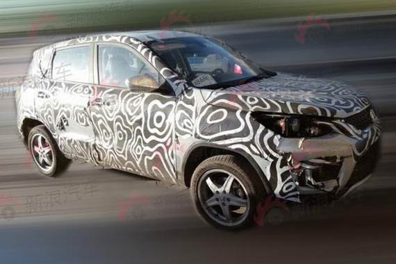 新北汽绅宝X35谍照曝光 瞄准长安CS35