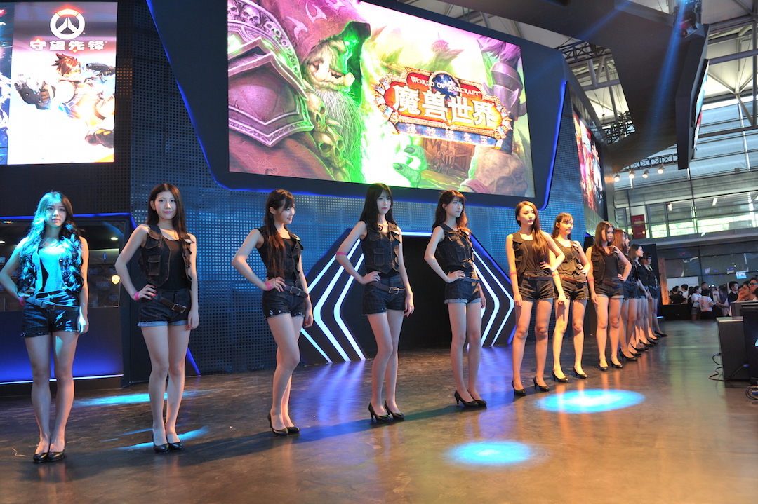 China Joy2015暴雪展台Show Girls