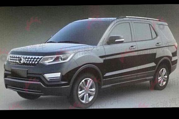 代号R103，长安汽车全新7座SUV效果图曝光