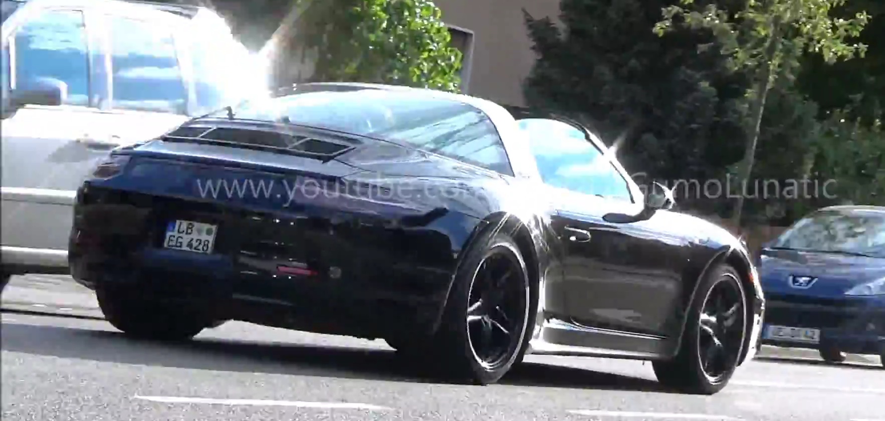 中期改款保时捷911 Targa测试谍照曝光