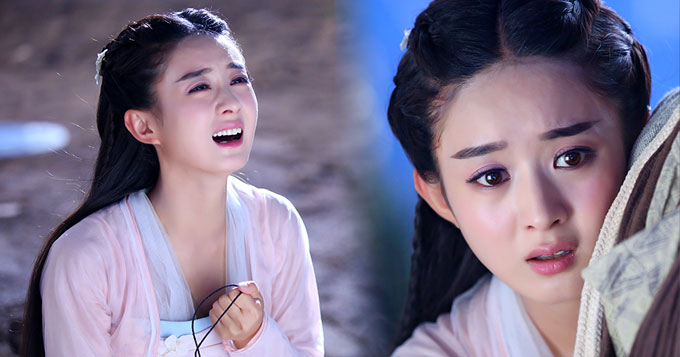 《花千骨》赵丽颖天生无泪 虐哭观众