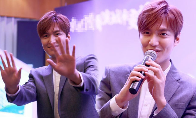 李敏镐甜笑变暖心男神 为见偶像粉丝集结