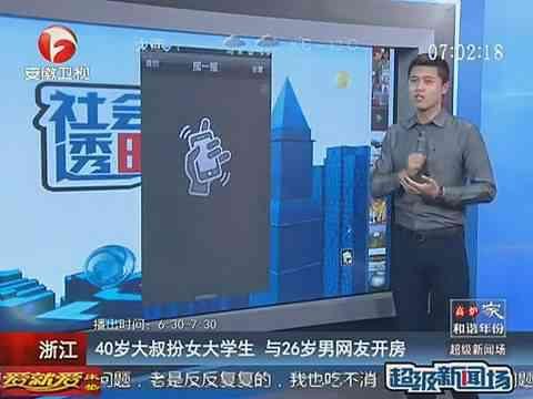 这位装扮成女子的陈大叔不仅有老婆,还有一个六岁的儿子。