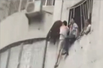 为逃出传销 数男子6楼破窗求救