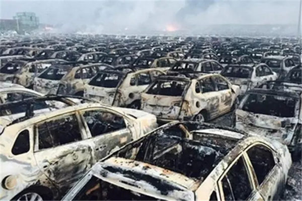 天津爆炸汽车企业受损情况统计