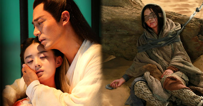 《花千骨》赵丽颖受刑毁容 虐心收视高