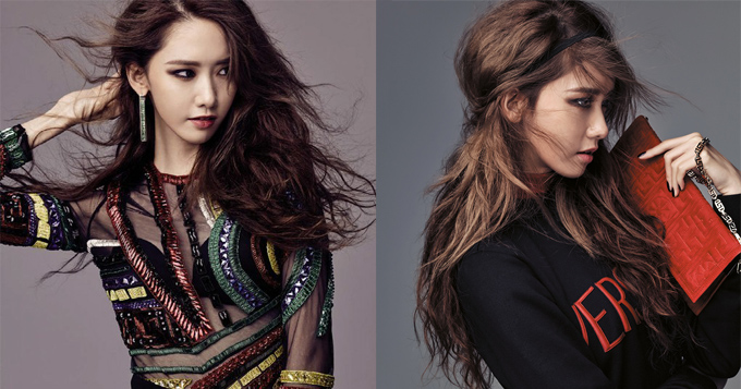 组图:少时允儿穿皮草登封面 透视薄纱露内衣