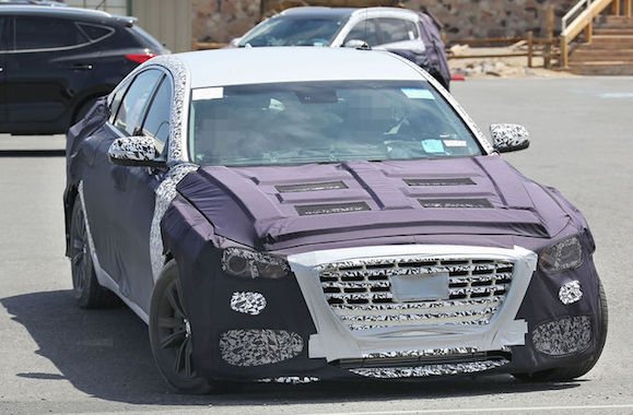 现代Genesis中期改款谍照首曝