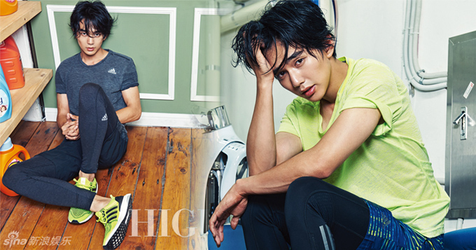 组图：韩星俞承豪运动写真 国民弟弟变性感鲜肉