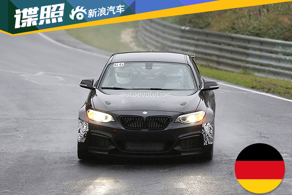 宝马M235i Racing升级版谍照 增加新尾翼