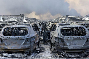 天津爆炸导致大众宝马丰田转移 再损难免