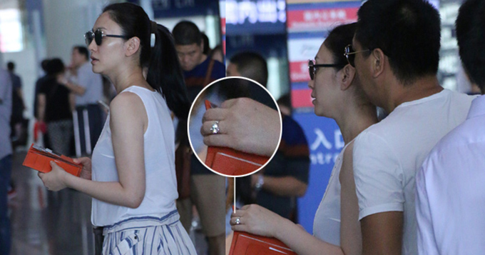 李小冉透视薄衫内衣隐现 与老公耳鬓厮磨