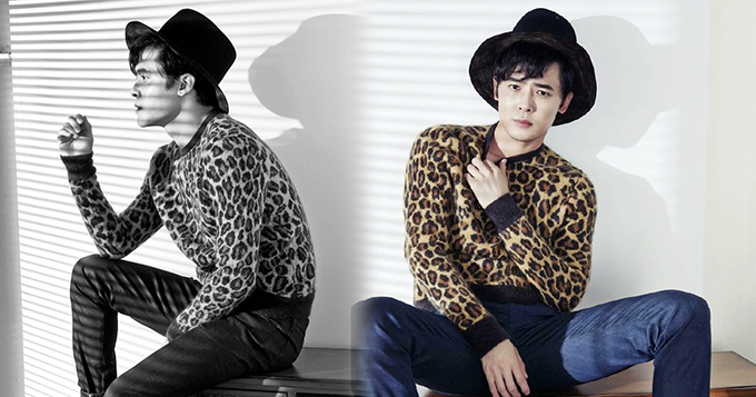 付辛博复古写真曝光 演绎初秋时尚穿搭