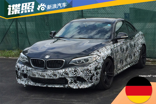 宝马M2高清谍照曝光 部分配置细节公布 