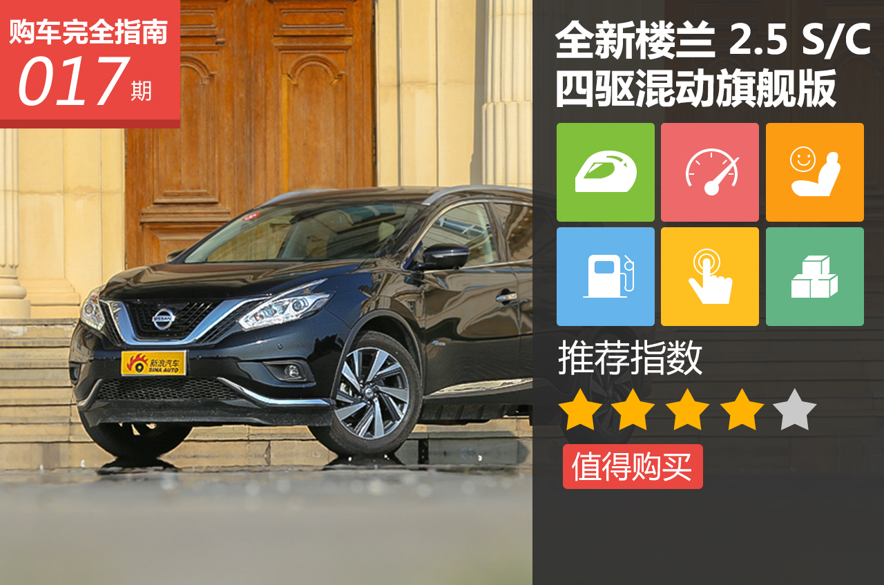 全新楼兰2.5 S/C四驱混动旗舰版