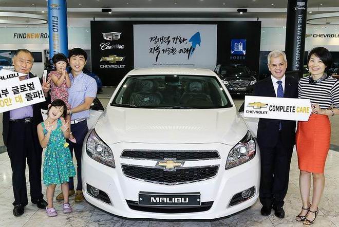 雪佛兰迈锐宝销量突破1000万辆