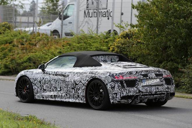 奥迪R8敞篷版谍照曝光 2016年年初上市