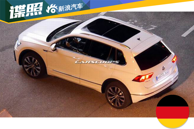 全新大众途观无伪装谍照曝光 2016年上市