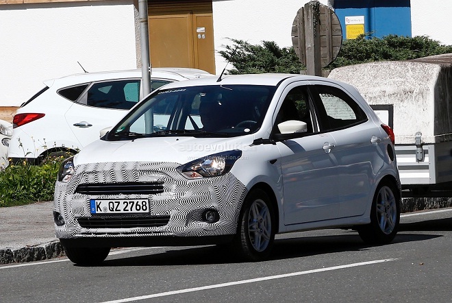 全新福特Ka两厢车测试谍照曝光 将明年上市