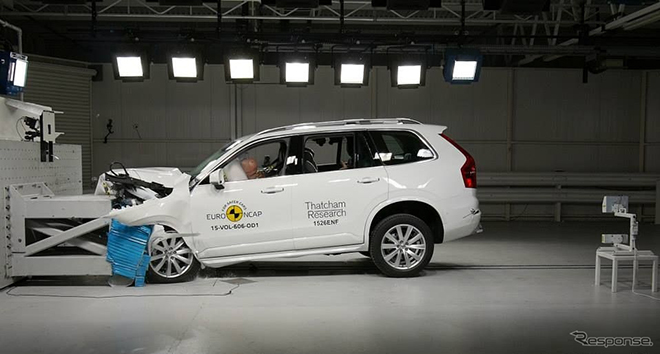 沃尔沃XC90获欧洲NCAP碰撞测试5星级