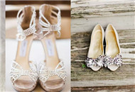 最耀眼的足尖 20款闪亮婚鞋大放送