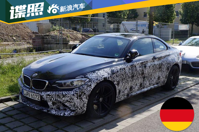 全新宝马M2装备量产车身套件谍照曝光
