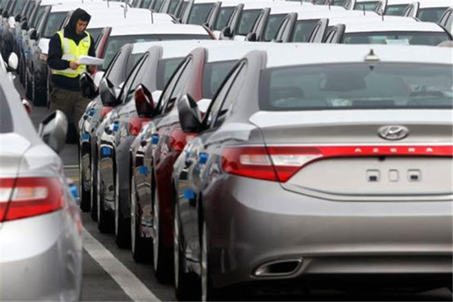 韩国五大车企8月销量下滑2.5% 现代止跌