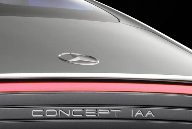 奔驰发布新概念车预告图 法兰克福首发