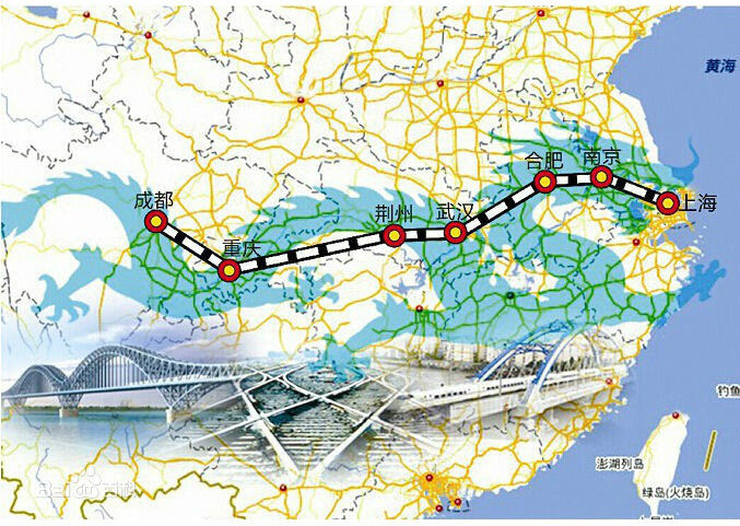 上海至成都沿江高铁提上日程 串联合肥等22城