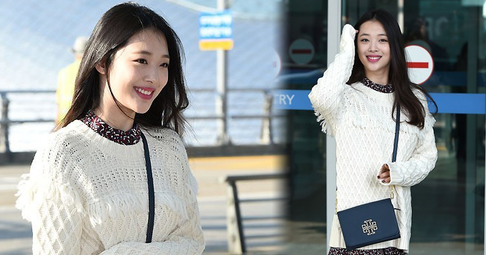 组图：f(x)前成员雪莉赴纽约 恋爱后添女人味