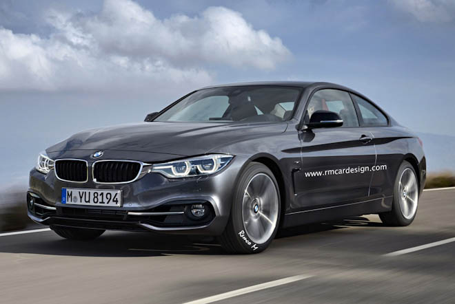 新款宝马4系Coupe假想图 或2017年发布