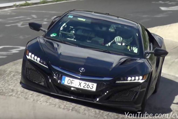 讴歌NSX无伪装谍照曝光 2016年上市