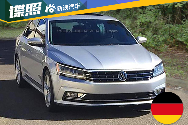 改款美版帕萨特无伪装谍照 今年秋上市