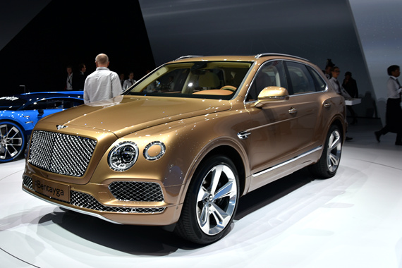 最强SUV 宾利添越Bentayga亮相法兰克福