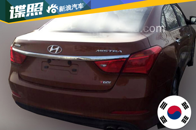 起亚K4竞品 名图最新谍照 或年内上市