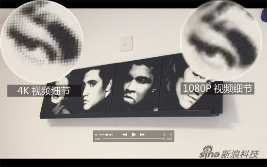 同一场景下4K和1080P视频的细节区别