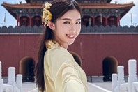 组图：只想做个安静作画的女神