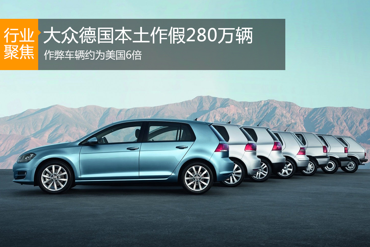 280万辆！大众德国作弊车约为美国6倍