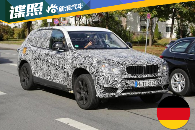 全新宝马X3谍照曝光 将于2018年上市