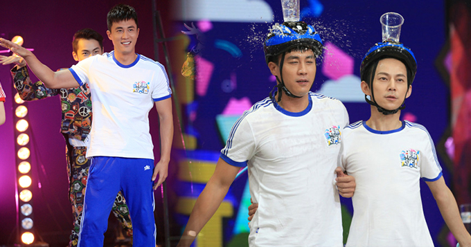 《快本》杜淳跳高闪腰 何炅贴心揉背