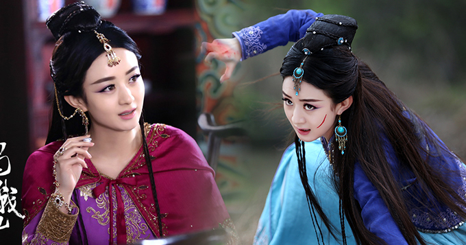 赵丽颖《蜀山》变双面魔女 网友：邪笑杀