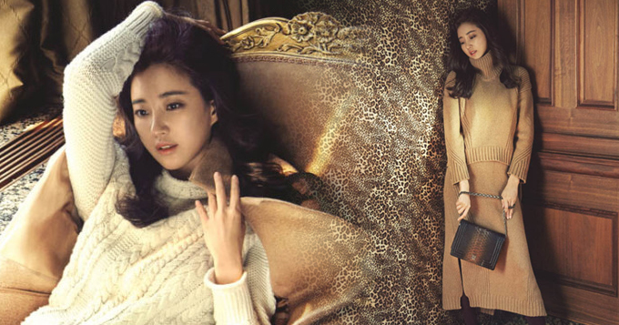 组图:37岁韩女星金莎朗拍大片 面容嫩如少女