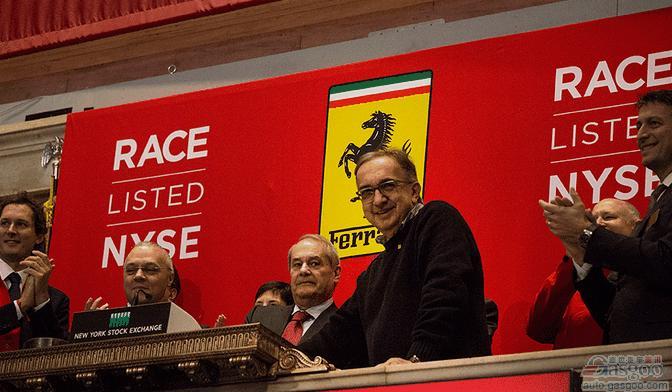 法拉利上市52美元/股 首日收盘价涨6%