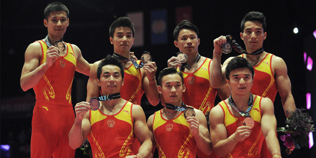 体操世锦赛中国男团无缘7连冠