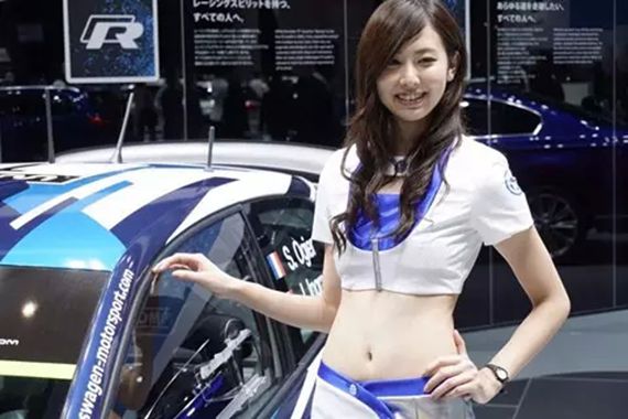 在盛产女优の国度有这么一群车模...