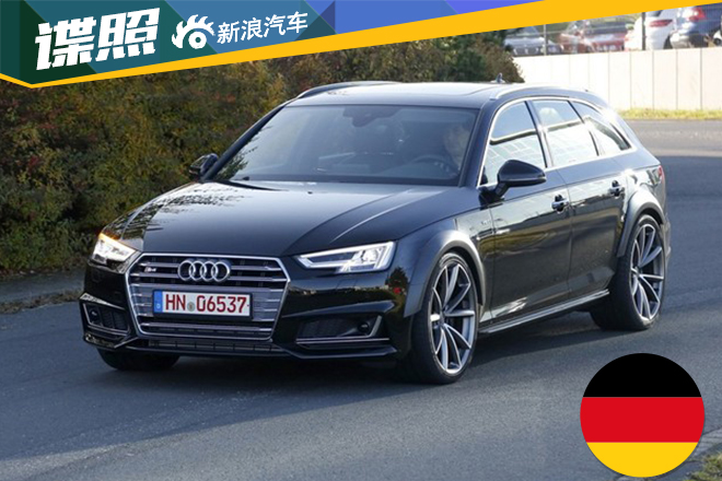 奥迪RS4 Avant伪装车路试谍照曝光