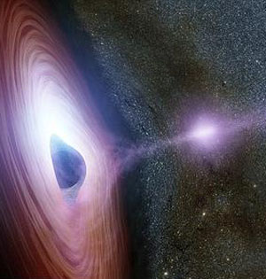 神秘黑洞耀斑：或光冕喷射所致