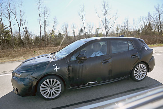 曝斯巴鲁翼豹两厢版谍照 或2016年底上市