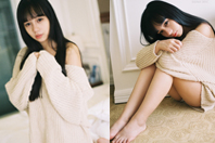 同济校花置身麦田神情陶醉