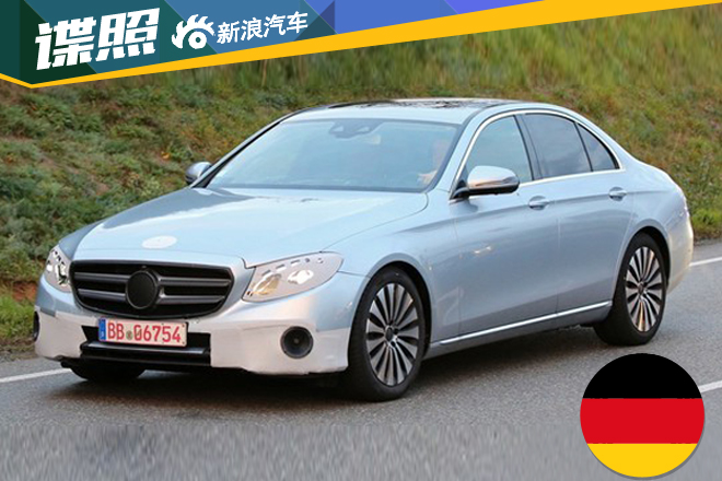 奔驰全新E级低伪谍照 2016北美车展发布